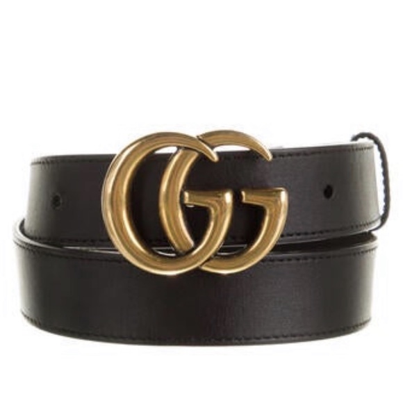 GG LOGO GUCCI LEATHER BELT - Picture 7 of 7